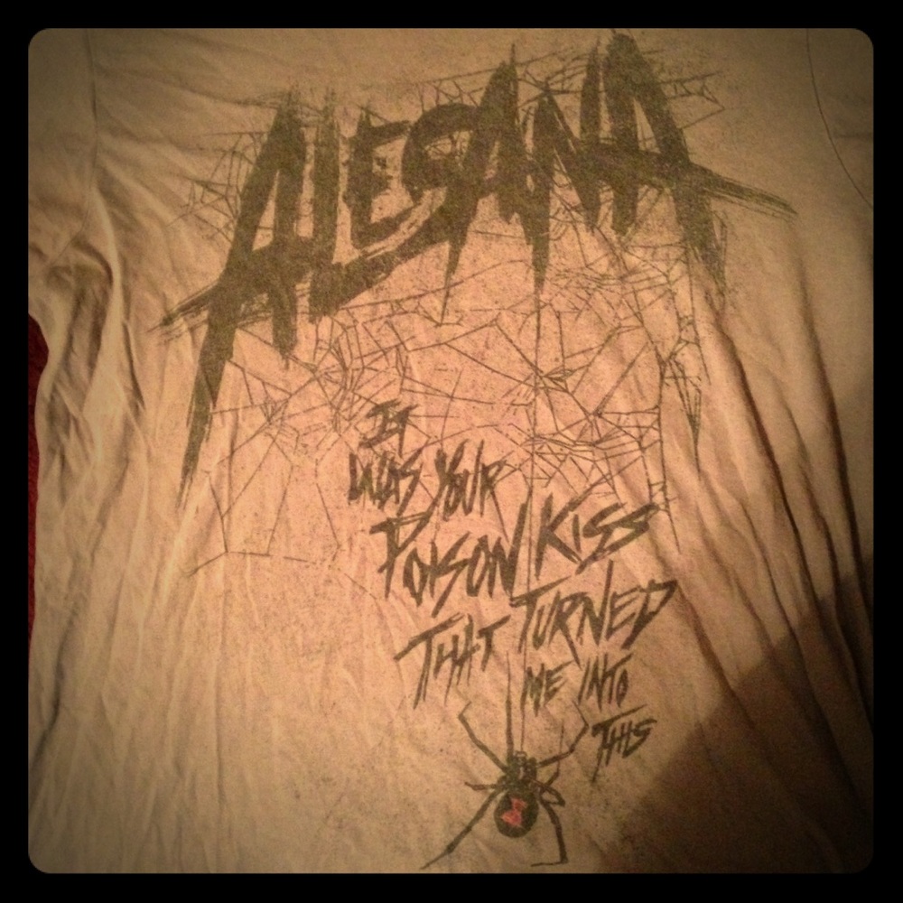 ALESANA BLACK WIDOW TEE